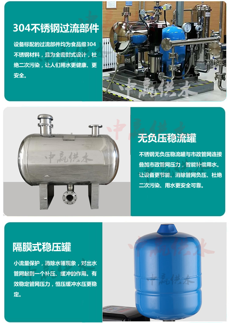變頻無負壓給水設備優點